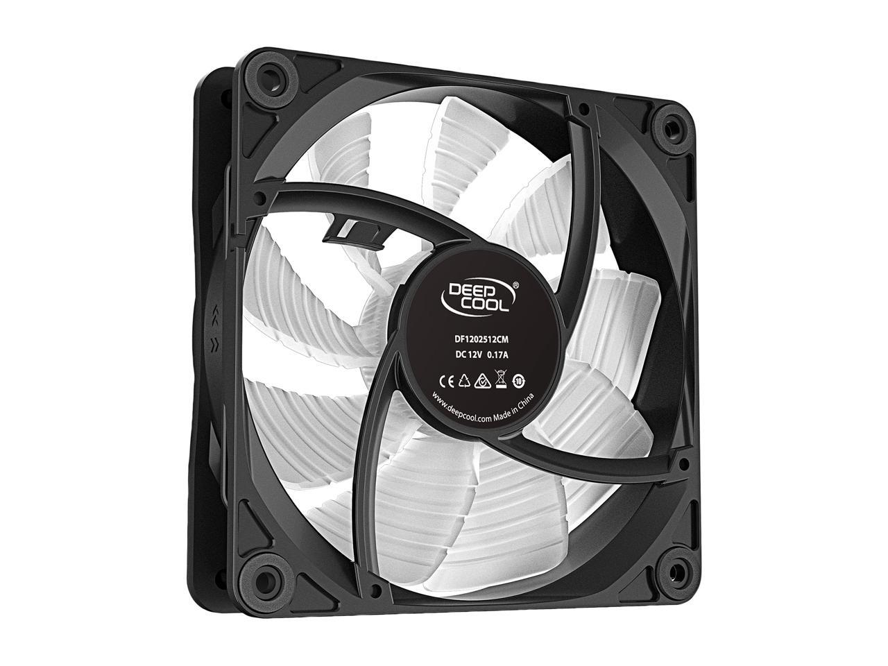 Deepcool Castle 120R Aio Liquid Cpu Cooler, Anti-Leak Technology, 120Mm Rgb Pwm Fan, 12V 4-Pin Motherboard Connector, Intel 115X/ 1200/ 2066, Amd Am4