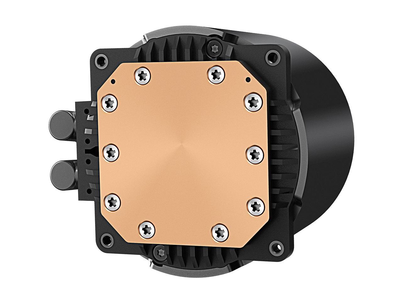 Deepcool Castle 240R Aio Liquid Cpu Cooler, Anti-Leak Technology, 120Mm Rgb Pwm Fan, 12V 4-Pin Motherboard Connector, Intel/ Amd Am4