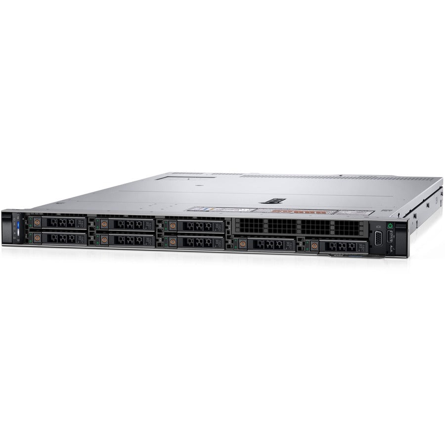 Dell EMC PowerEdge R450 2U Rack-mountable Server - 2 x Intel Xeon Silver 4310 2.10 GHz - 32 GB RAM - 480 GB SSD - (1 x 480GB) SSD Configuration - Serial ATA/600, 12Gb/s SAS Controller P7K9K