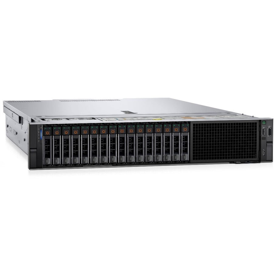 Dell EMC PowerEdge R550 2U Rack-mountable Server - 1 x Intel Xeon Silver 4310 2.10 GHz - 32 GB RAM - 2 TB HDD - (1 x 2TB) HDD Configuration - Serial ATA/600, Serial Attached SCSI (SAS) Controller XT5T8