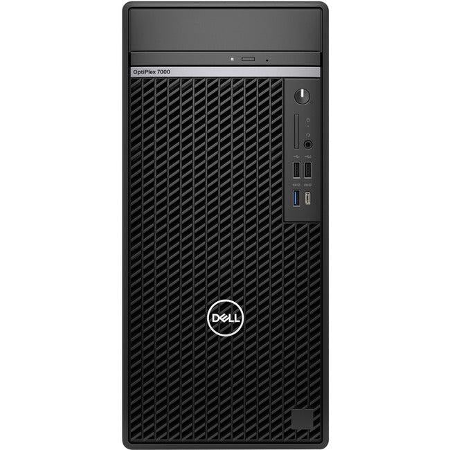 Dell OptiPlex 7000 Desktop Computer - Intel Core i7 12th Gen i7-12700 - vPro Technology - 16 GB - 256 GB SSD - Tower - Black 7PRDJ
