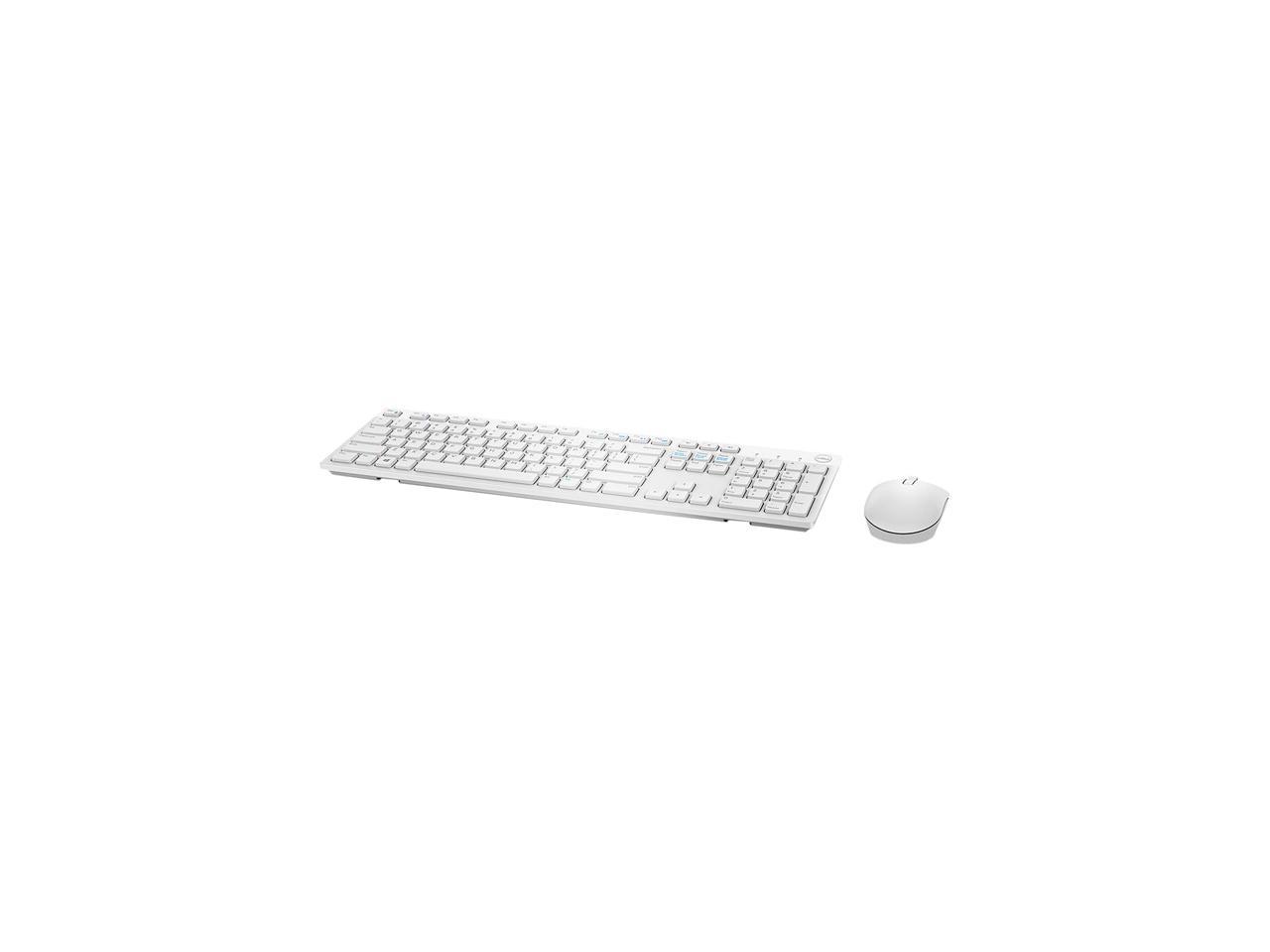 Dell Wireless Keyboard and Mouse KM636 - White 580-ADVO