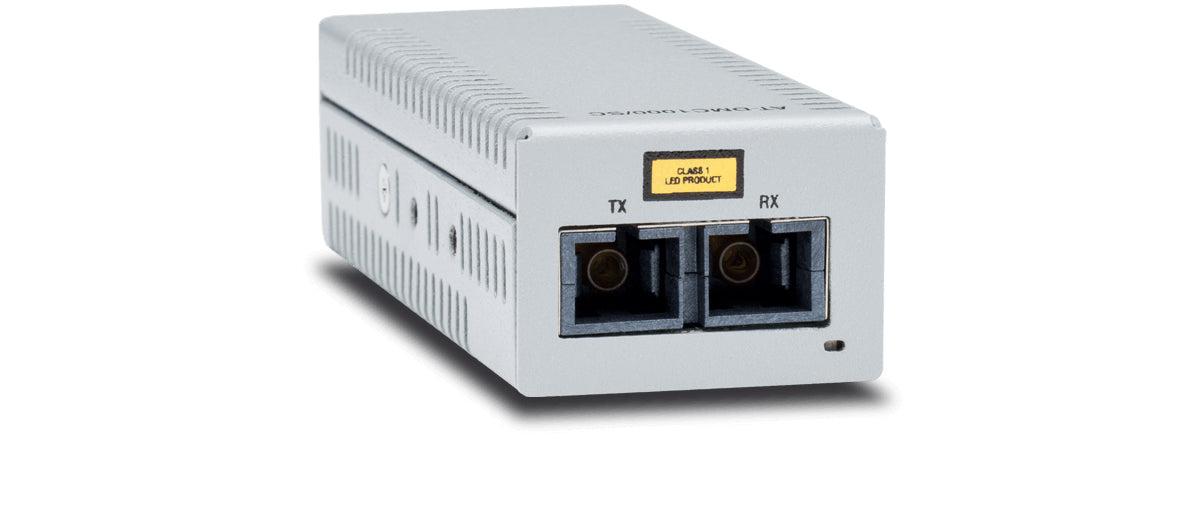 Desktop Mini Media Converter 1000T to 1000X SC - Allied Telesis AT-DMC1000/SC-90 TAA Compliant | Tecisoft