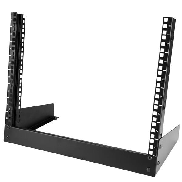 Desktop Server Rack - 8U Open Frame 2-Post Rack Mount | StarTech.com RK8OD