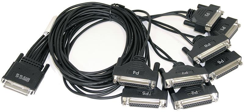 Digi 76000523 Serial Cable Black 8Xdb-25M