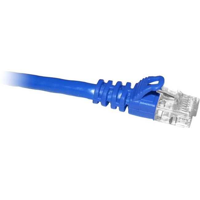 ENET Cat5e Blue 18 Foot Patch Cable with Snagless Molded Boot (UTP) High-Quality Network Patch Cable RJ45 to RJ45 - 18Ft C5E-BL-18-ENC