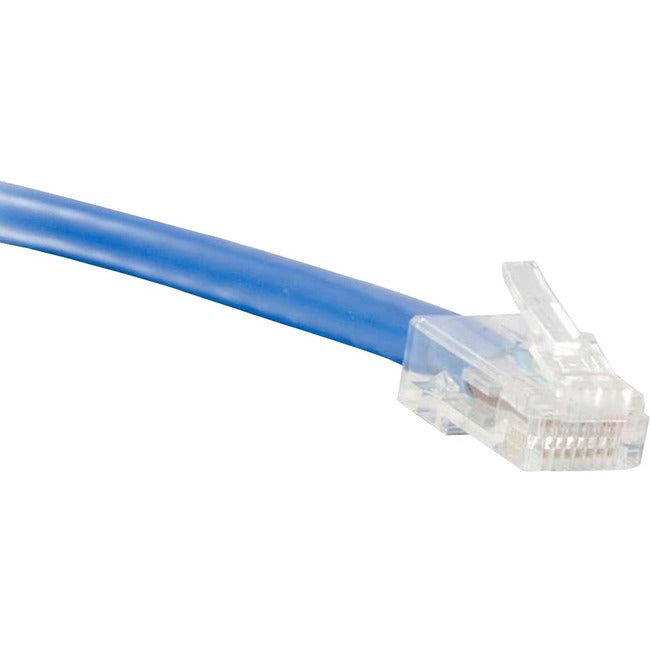 ENET Cat5e Blue 6 Foot Non-Booted (No Boot) (UTP) High-Quality Network Patch Cable RJ45 to RJ45 - 6Ft C5E-BL-NB-6-ENC