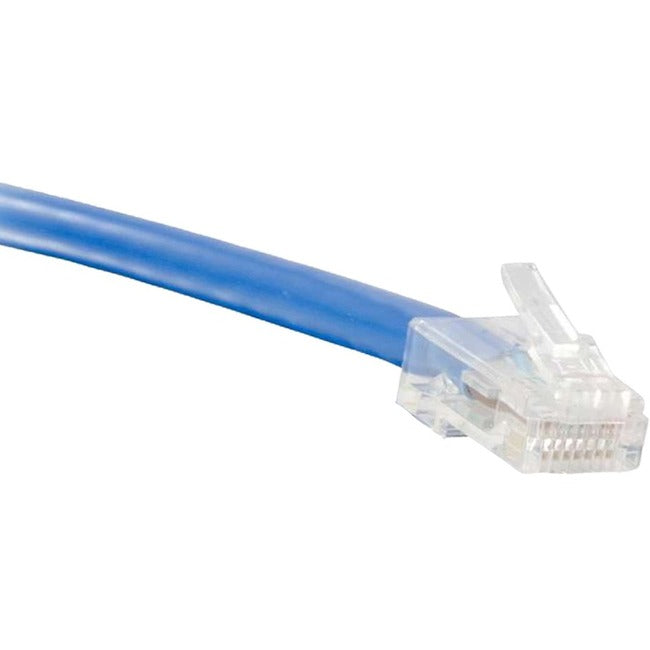 ENET Cat6 Blue 20 Foot Non-Booted (No Boot) (UTP) High-Quality Network Patch Cable RJ45 to RJ45 - 20Ft C6-BL-NB-20-ENC
