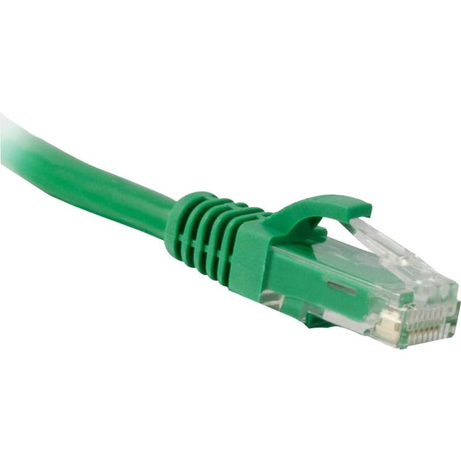 ENET Cat6 Green 15 Foot Patch Cable with Snagless Molded Boot (UTP) High-Quality Network Patch Cable RJ45 to RJ45 - 15Ft C6-GN-15-ENC