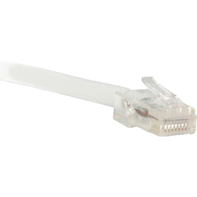 ENET Cat6 White 15 Foot Non-Booted (No Boot) (UTP) High-Quality Network Patch Cable RJ45 to RJ45 - 15Ft C6-WH-NB-15-ENC