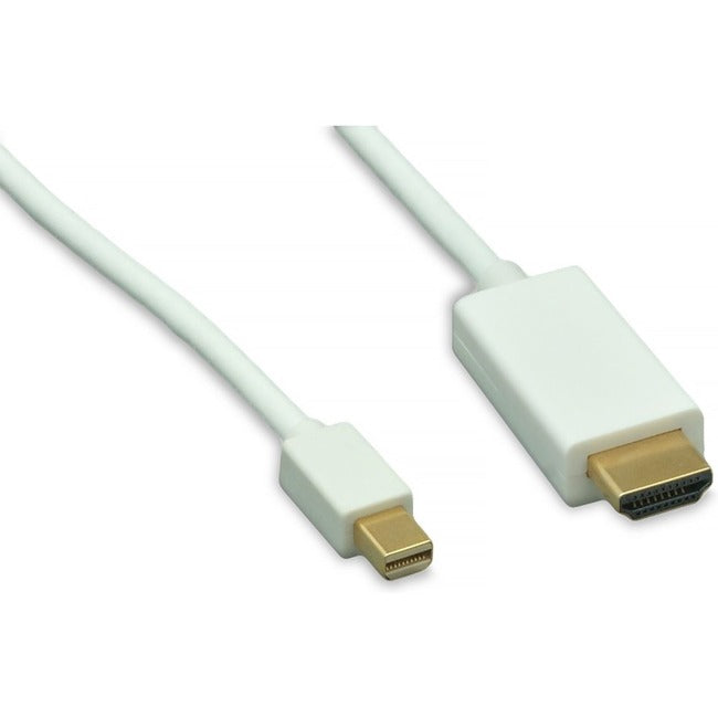 ENET HDMI A/V Cable HDMIM-MDPM-WH-6F