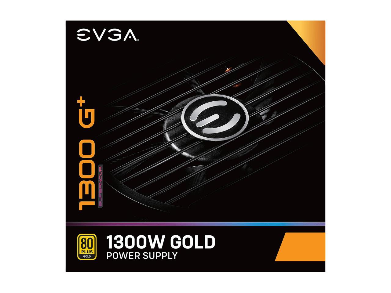 Evga Supernova 1300 G+ 220-Gp-1300-X1 1300W 80+ Gold Fully Modular 10 Year Warranty Power Supply