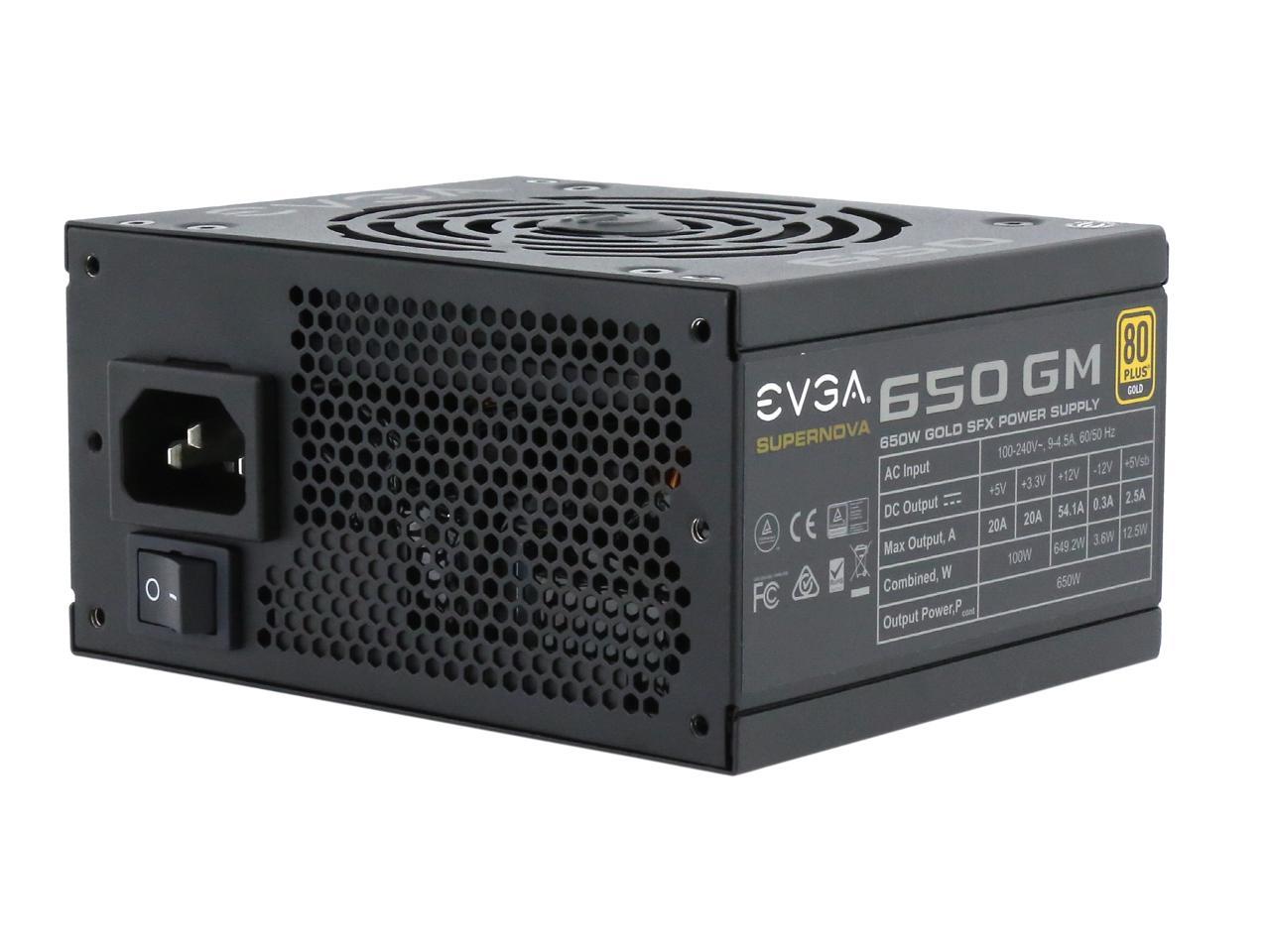 Evga Supernova 650 Gm 123-Gm-0650-Y1 650W 80 Plus Gold Atx12V & Eps12V Power Supply