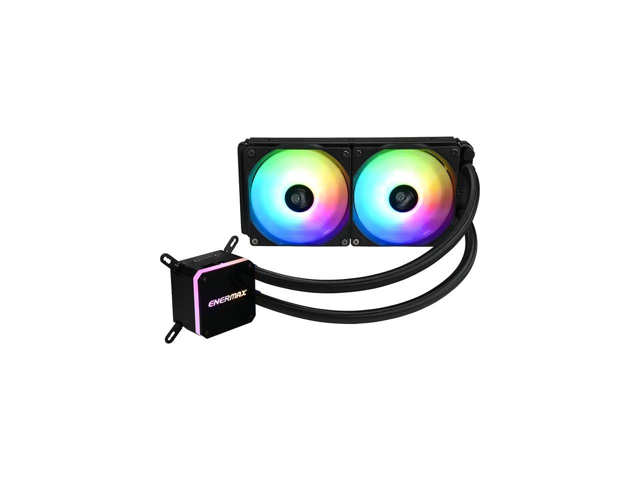 Enermax Liqmax Iii Argb 240, Addressable Rgb All-In-One Cpu Liquid Cooler For Am4 / Lga1200, 240Mm