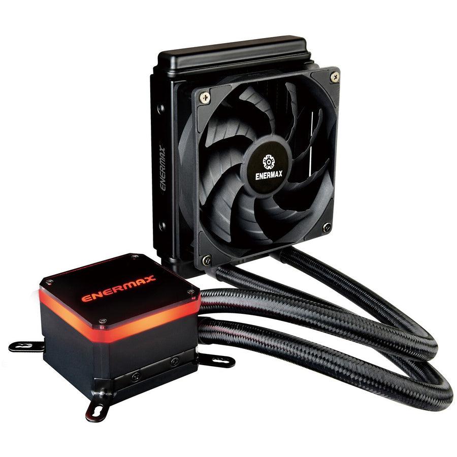 Enermax Liqmax Iii 120 Performance, All-In-One Cpu Liquid Cooler For Am4 / Lga1200, 120Mm Radiator, Dual-Chamber Water Block, Dual-Convex Blade Fan