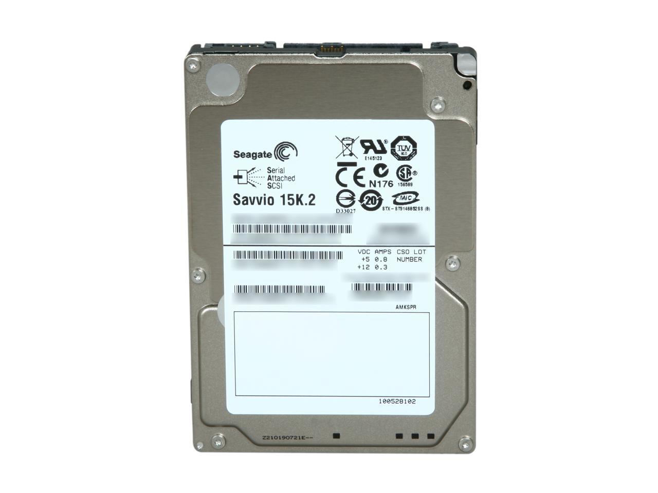 Enterprise SAS Hard Drive 15K RPM - Seagate Savvio 15K.2 | TecISoft ST9146852SS