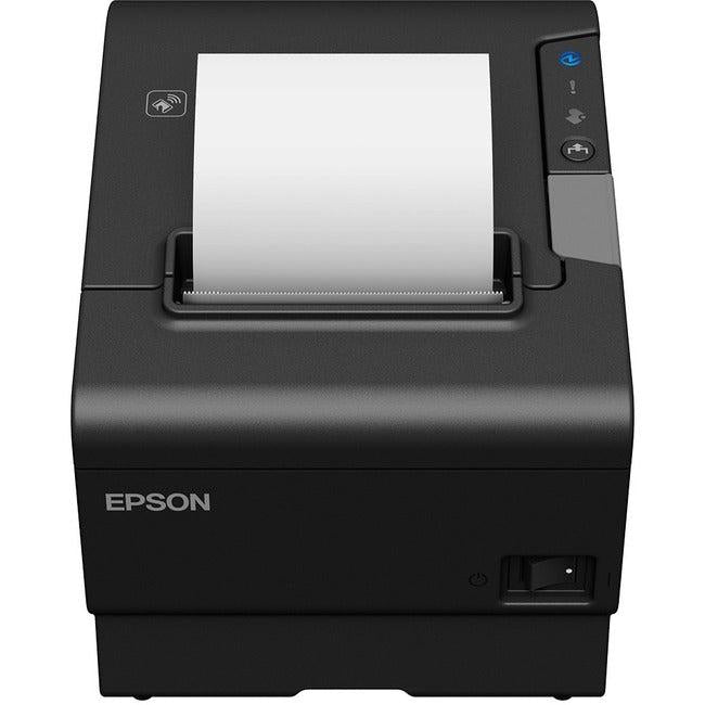 Epson OmniLink TM-T88VI Direct Thermal Printer - Monochrome - Receipt Print - Ethernet - USB - Serial - Near Field Communication (NFC) - 13.78 in/s Mono - 180 dpi C31CE94061