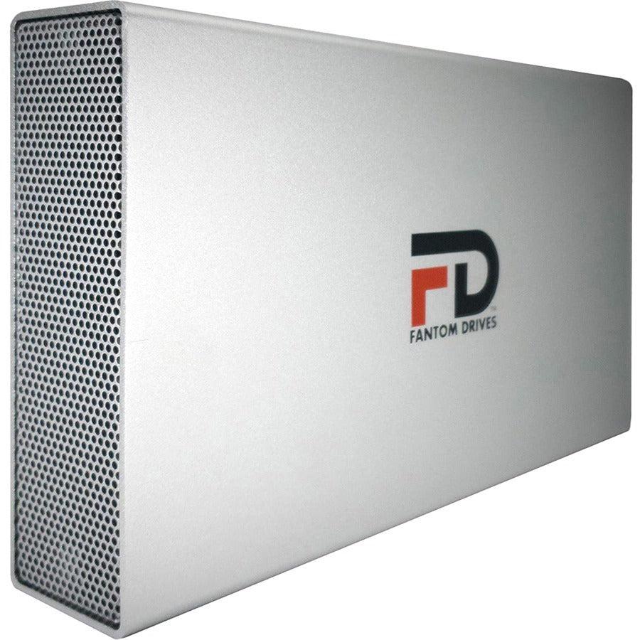 Fantom Drives 8TB External Hard Drive - GFORCE 3 - USB 3, Aluminum, Silver, GF3S8000U