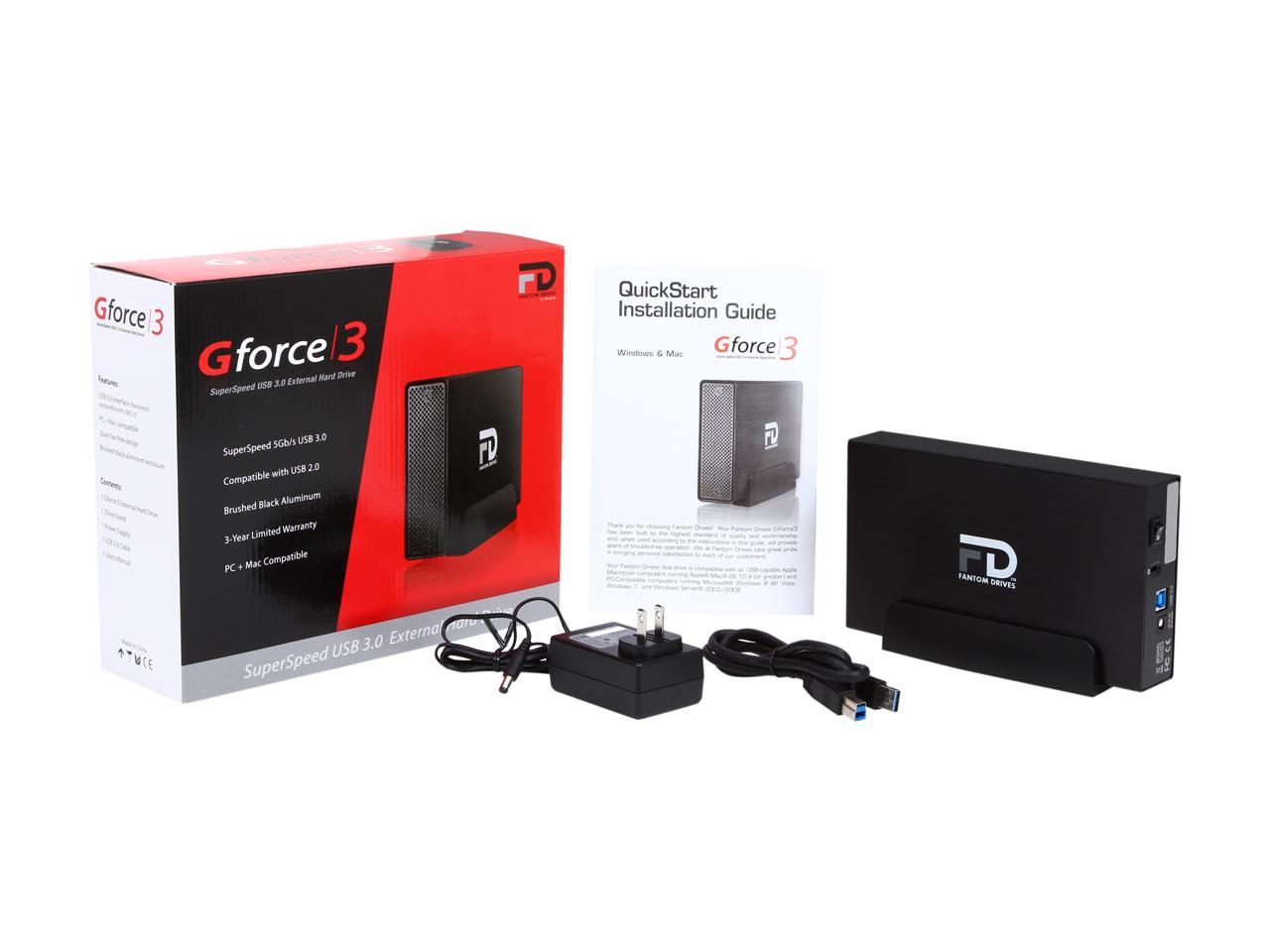 Fantom Drives Gforce3 Pro 2Tb 7200 Rpm Usb 3.0 Aluminum External Hard Drive (Gf3B2000Up)
