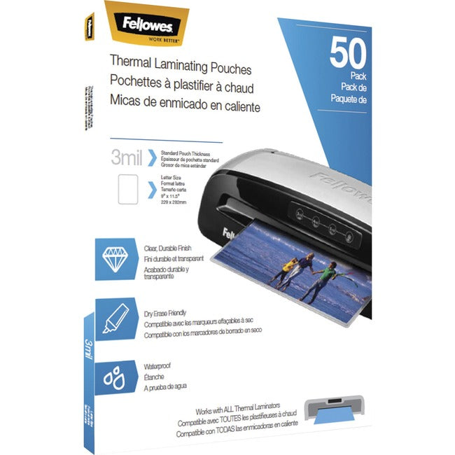 Fellowes Letter-Size Thermal Laminating Pouches 5744301