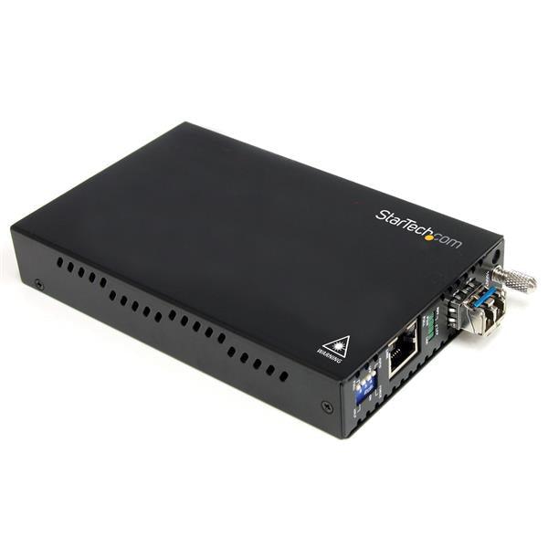 Fiber Media Converter Gigabit Ethernet 1000Mbps Multimode LC 550m TAA Compliant | Tecisoft ET91000LC2