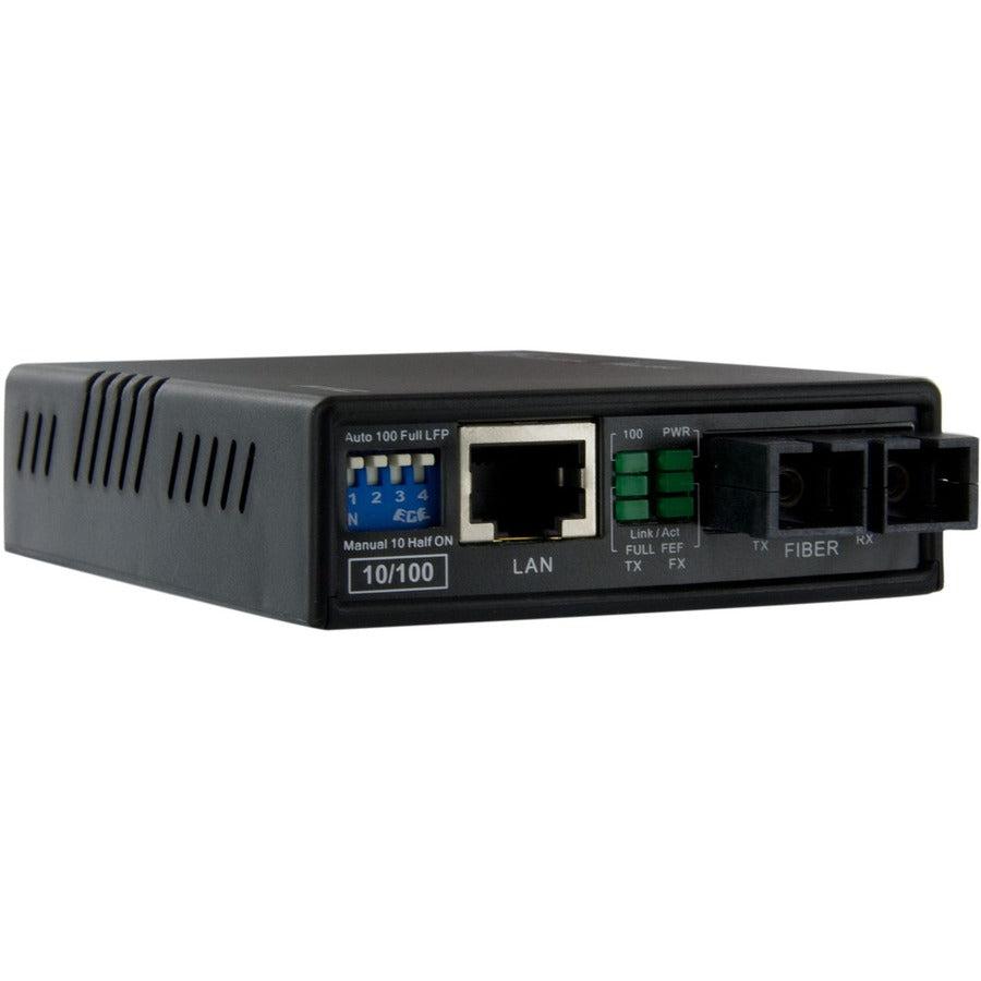 Fiber to Ethernet Media Converter Multi Mode SC 2km - StarTech MCM110SC2 TAA Compliant
