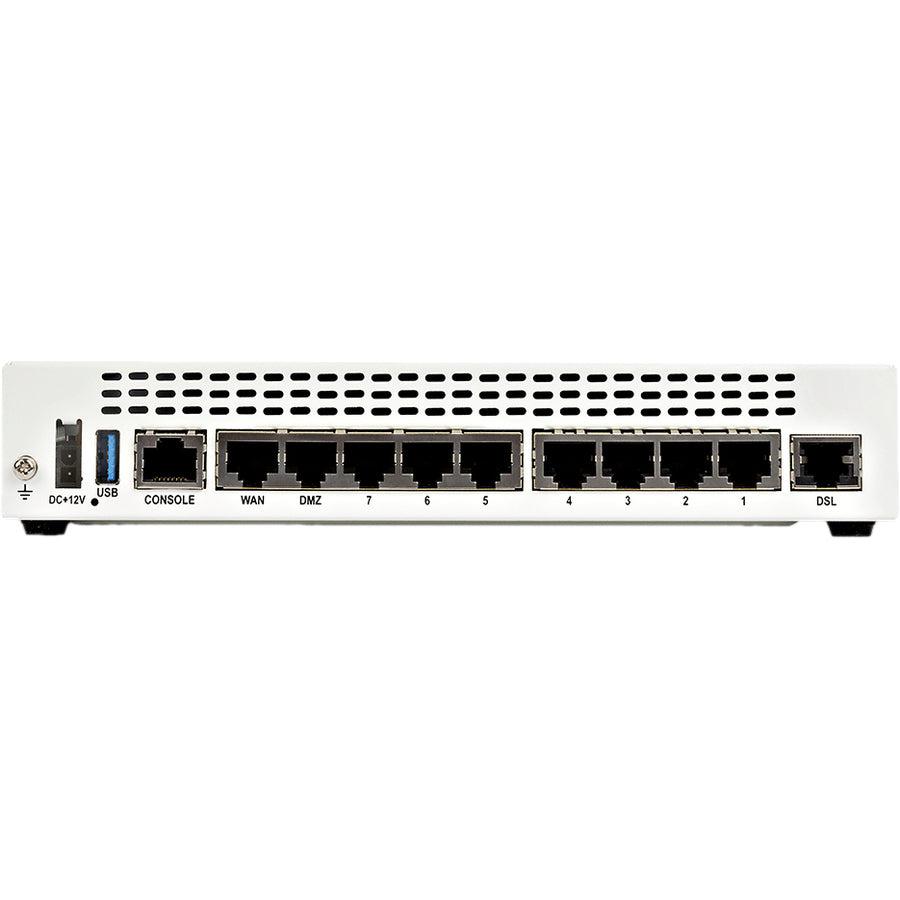 Fortinet 9 X Ge Rj45 Ports (Including 7 X Internal Ports, 1 X Wan Ports, 1 X Dmz Port) Internal Adsl2/2+ And Vdsl2 Modem Supporting Annex B/J