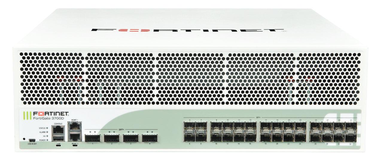Fortinet Fortigate-3700D-Dc Hardware Plus 1 Year 24X7 Forticare And Fortiguard Enterprise Protection
