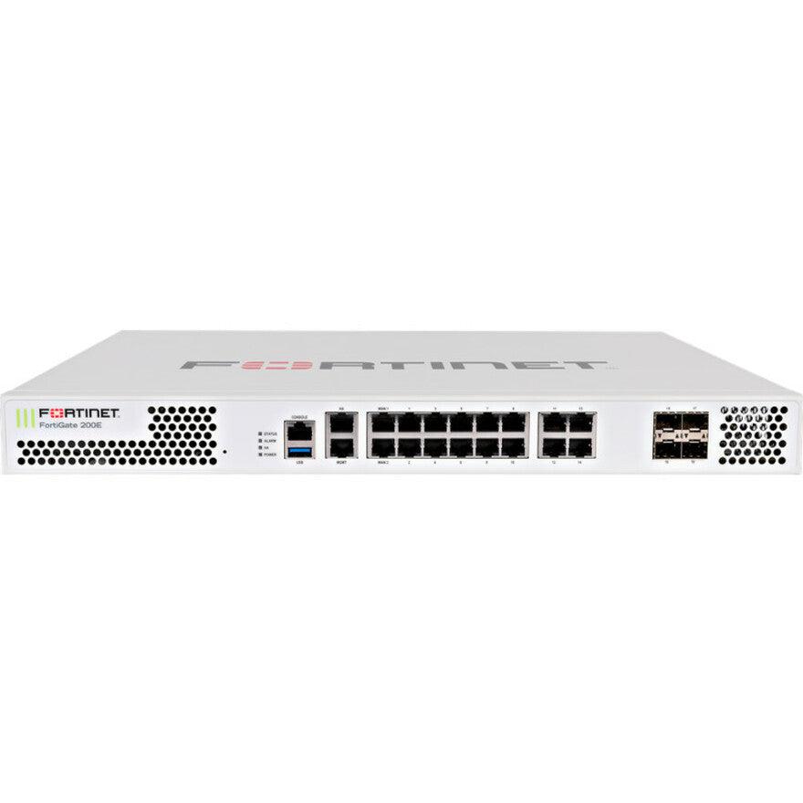 Fortinet Fortigate-200E Hardware Plus 5 Year 24X7 Forticare And Fortiguard Unified Threat Protection (Utp)