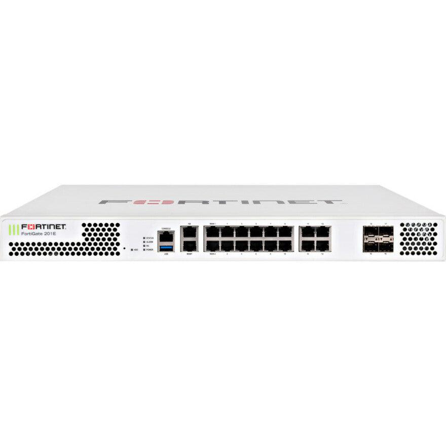 Fortinet Fortigate-201E Hardware Plus 3 Year 24X7 Forticare And Fortiguard Unified Threat Protection (Utp)