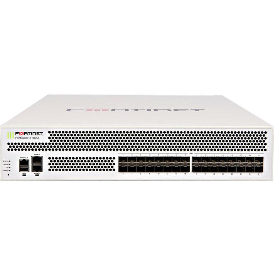 Fortinet Fortigate-3100D Hardware Plus 3 Year 24X7 Forticare And Fortiguard Unified Threat Protection (Utp)