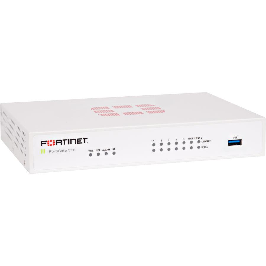 Fortinet Fortigate-51E Hardware Plus 1 Year 24X7 Forticare And Fortiguard Unified Threat Protection (Utp)
