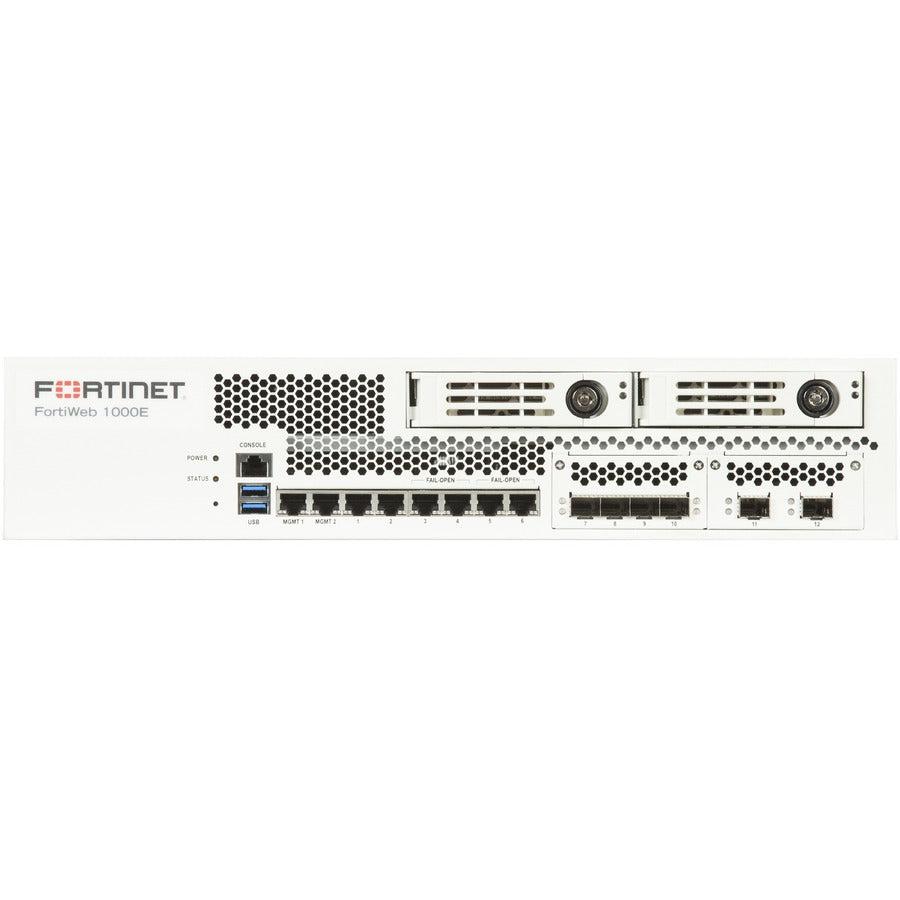 Fortinet Fortiweb-1000E Hardware Plus 5 Year 24X7 Forticare And Fortiweb Standard Bundle