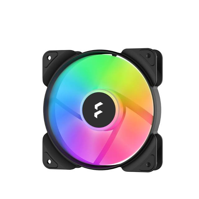 Fractal Design Aspect 12 Fd-F-As1-1205 Rgb 120Mm Pwm Wide 500-2000Rpm Range Black Frame Computer Case Fan