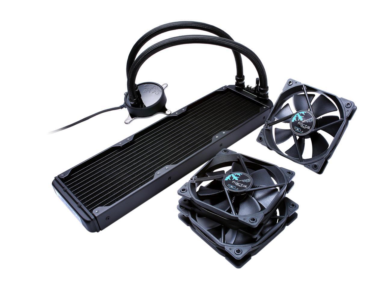 Fractal Design Celsius S36 Blackout 360Mm Silent High Performance Slim Expandable All-In-One Cpu Liquid / Water Cooler