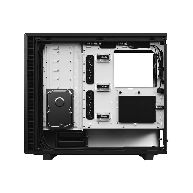 Fractal Design Define 7 Black/White Tg Clear Tint /Brushed Aluminum/Steel E-Atx Silent Modular Tempered Glass Window Mid Tower Computer Case