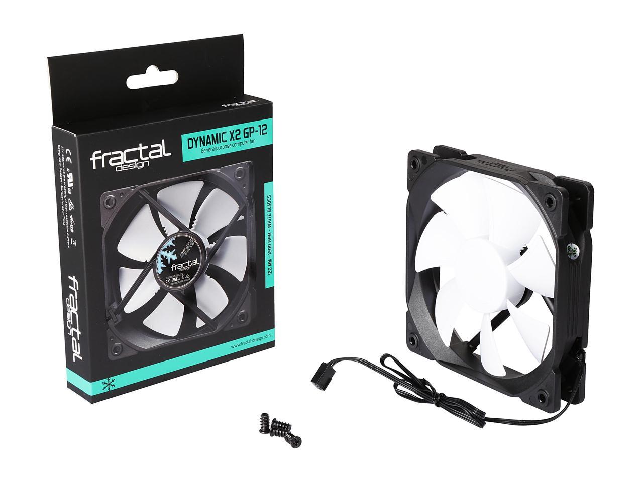 Fractal Design Dynamic X2 Gp-12 Fd-Fan-Dyn-X2-Gp12-Wt 120Mm Case Fan