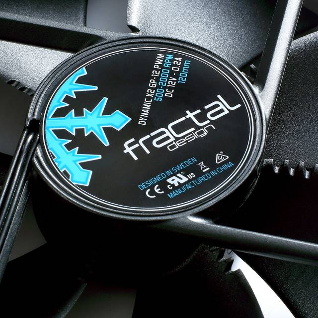 Fractal Design Dynamic X2 Gp-12 Pwm Fd-Fan-Dyn-X2-Gp12-Pwm-Bk 120Mm Case Fan