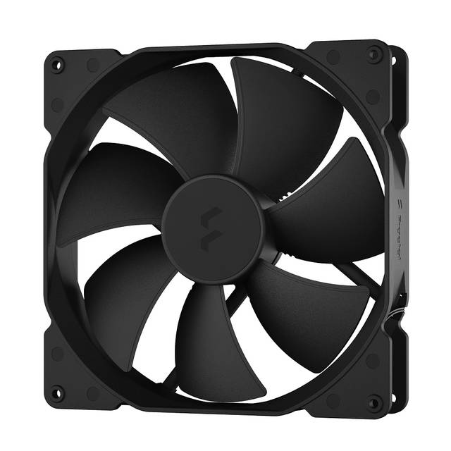 Fractal Design Dynamic X2 Pwm Gp-18 180 Mm High Durability Lls Bearing Black Edition Radiator Optimized Computer Case Fan - Fd-Fan-Dyn-X2-Gp18-Pwm-Bk