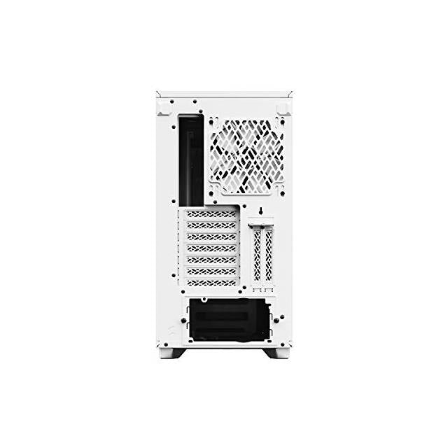 Fractal Design Fd-C-Def7A-06 Define 7 White Tg Clear Tint /Brushed Aluminum/Steel E-Atx Silent Modular Tempered Glass Window Mid Tower Computer Case