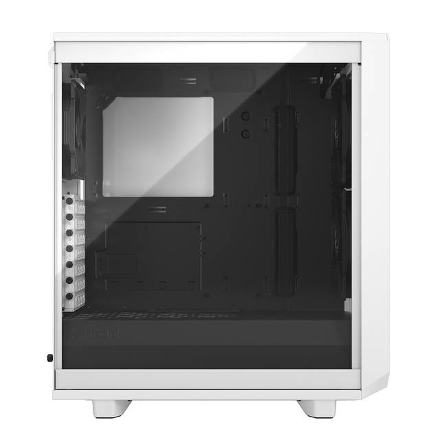 Fractal Design Fd-C-Mes2C-05 Meshify 2 Compact White Tempered Glass Clear Atx Mid Tower Computer Case (White)
