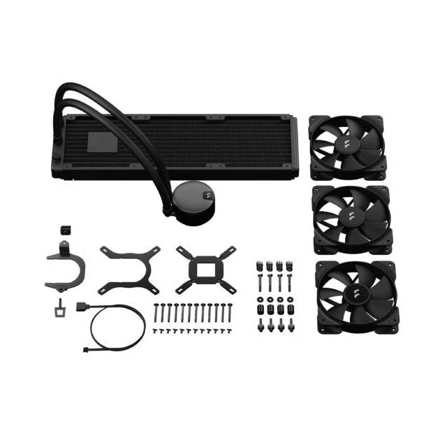 Fractal Design Lumen S36 Aspect 12 Pwm X3 Aio Cpu Liquid/Water Cooler/ Fd-W-L1-S3601