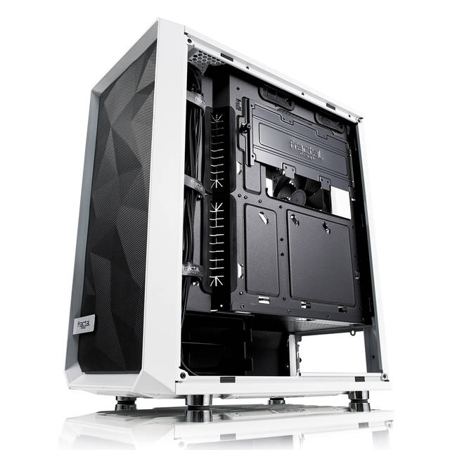 Fractal Design Meshify C - Tg No Power Supply Atx Mid Tower (White)