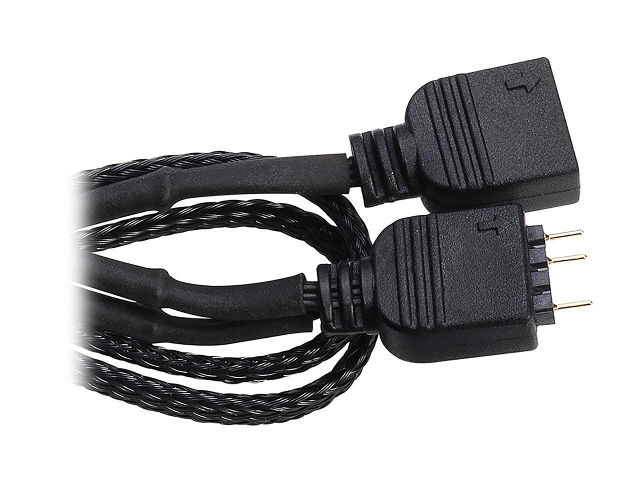 Fractal Design Prisma Al-12 120Mm Addressable Rgb Led Long Life Sleeve Bearing Computer Case Fan 3-Pack