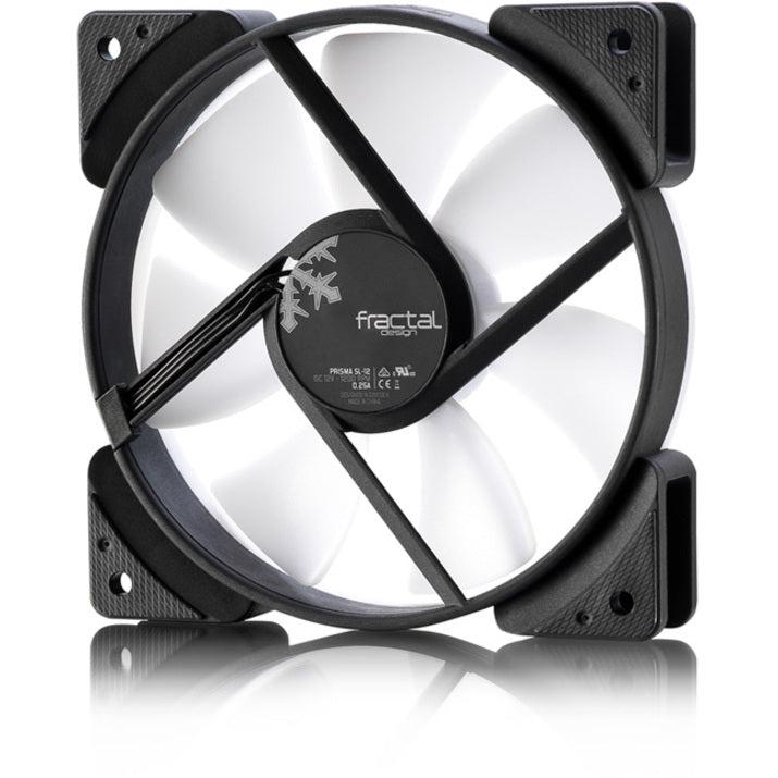 Fractal Design Prisma Sl-12 120Mm White Led Long Life Sleeve Bearing Computer Case Fan
