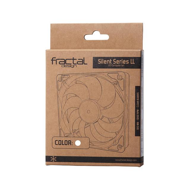 Fractal Design Silent Series Ll White 120Mm Fd-Fan-Ssll-120-Wt 120Mm Case Fan