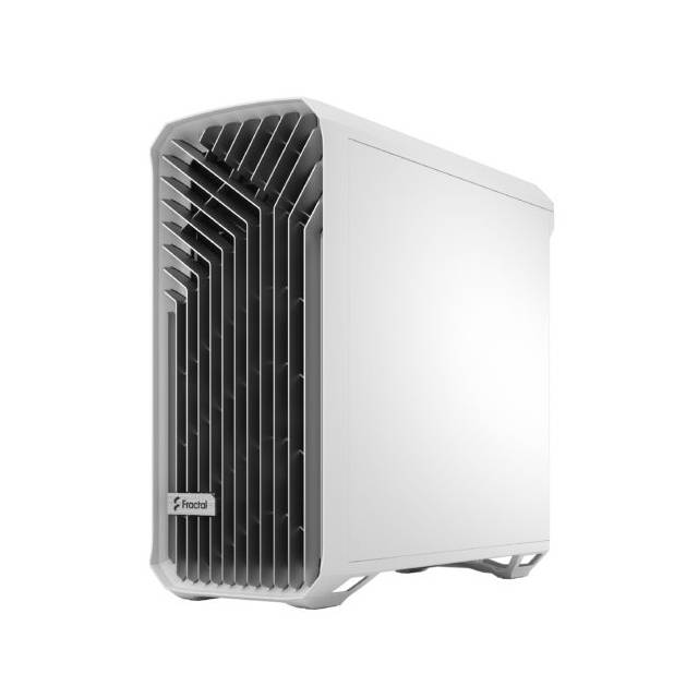 Fractal Design Torrent White E-Atx Tempered Glass Window High-Airflow Mid Tower Computer Case - Fd-C-Tor1A-03 (White)