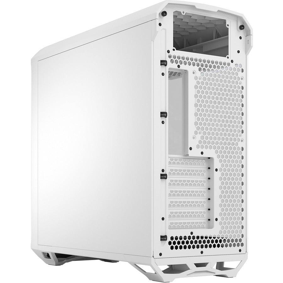 Fractal Design Torrent White E-Atx Tempered Glass Window High-Airflow Mid Tower Computer Case - Fd-C-Tor1A-03 (White)