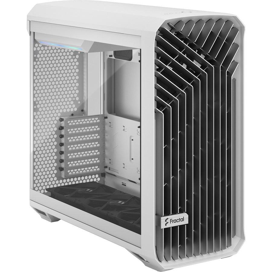 Fractal Design Torrent White E-Atx Tempered Glass Window High-Airflow Mid Tower Computer Case - Fd-C-Tor1A-03 (White)