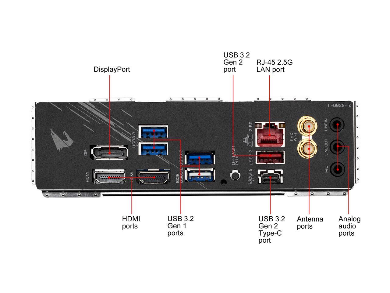 Gigabyte B550I Aorus Pro Ax Am4 Amd B550 Mini-Itx Motherboard With Dual M.2, Sata 6Gb/S, Usb 3.2 Gen 1, Wifi 6, 2.5 Gbe Lan, Pcie 4.0